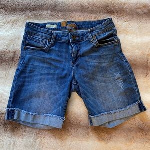 KUT FROM THE KLOTH Katy Boyfriend Denim Shorts-Sz4